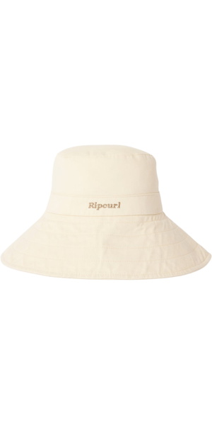2026 Rip Curl Womens Mixed Wide Brim UPF Sun Hat 07OWHE - Natural
